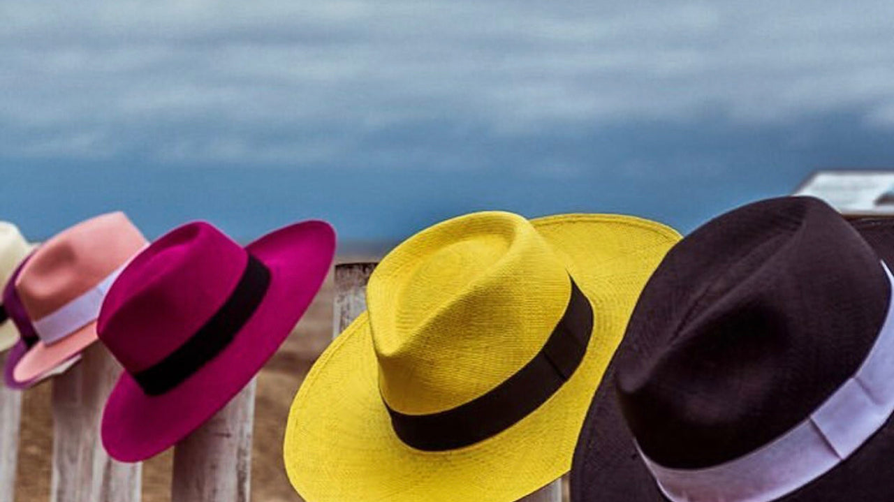 Colorful, Beautiful, Handmade Panama Hats