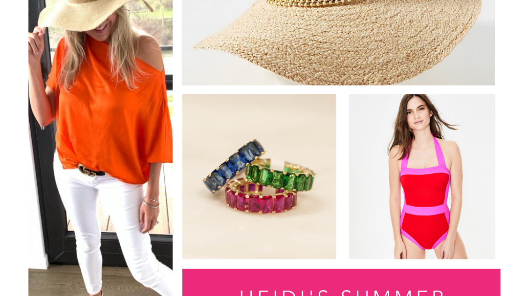 Heidi's summer style wardrobe essentials