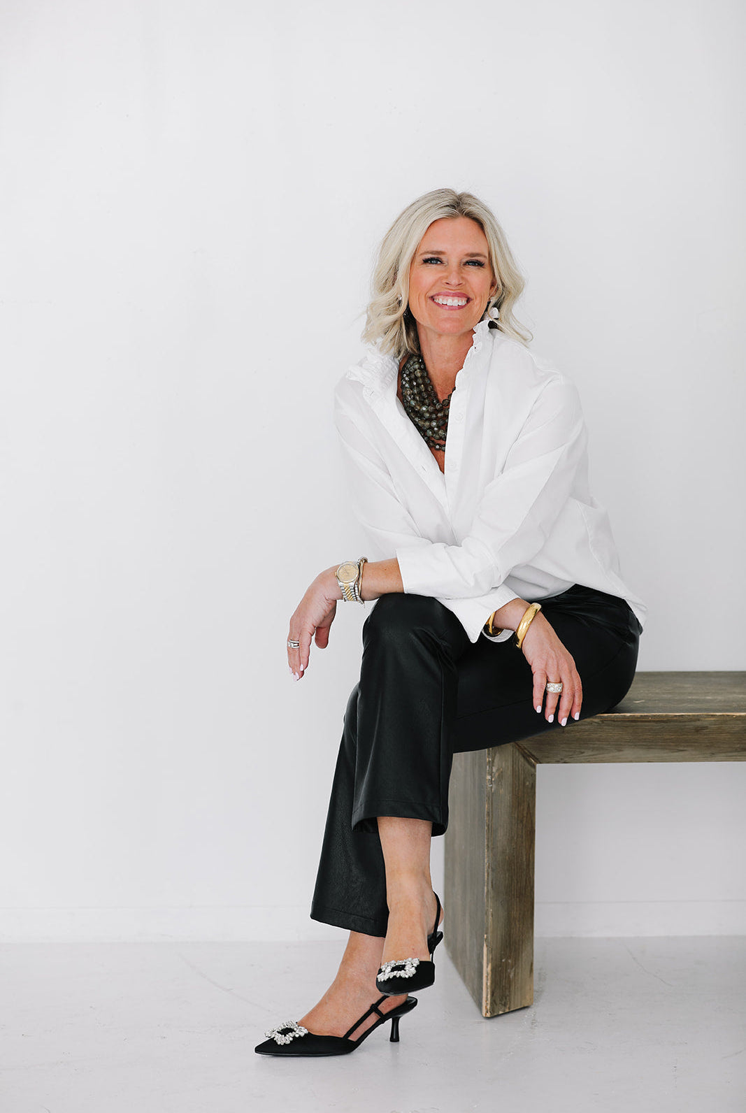 LONG SLEEVE RUFFLE SHIRTS